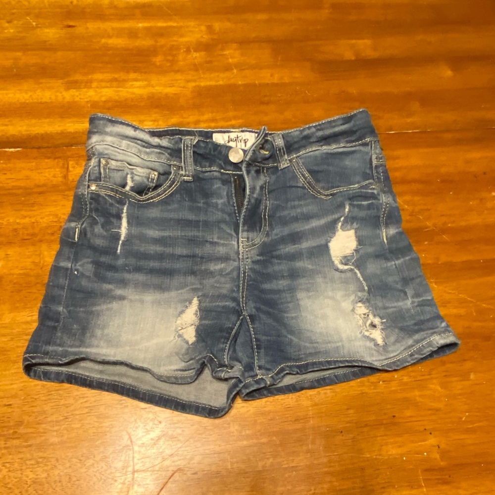 Daytrip distressed Bermuda shorts